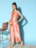 Ahalyaa Womens Peach Poly Silk Solid Jumpsuit - Distacart