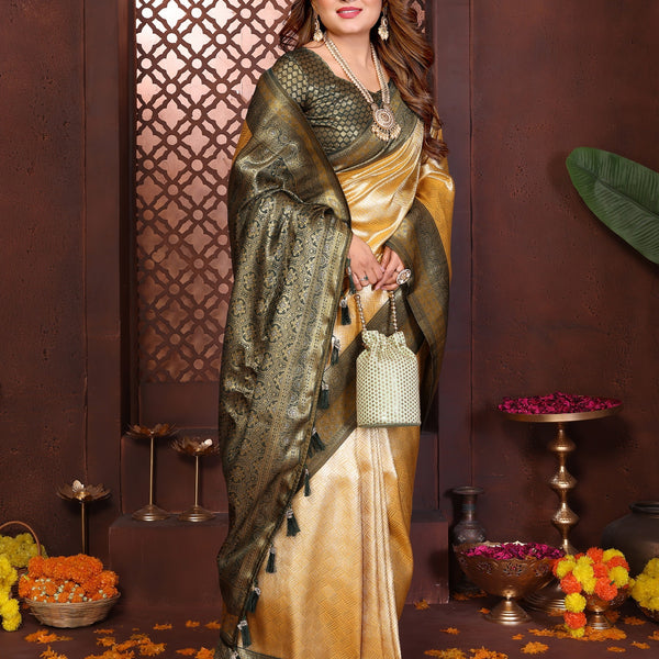 Anaita Banarasi Tissue Silk Saree - Distacart