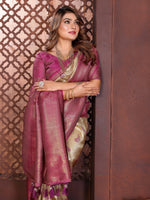 Thumbnail for Anaita Banarasi Tissue Silk Saree - Distacart