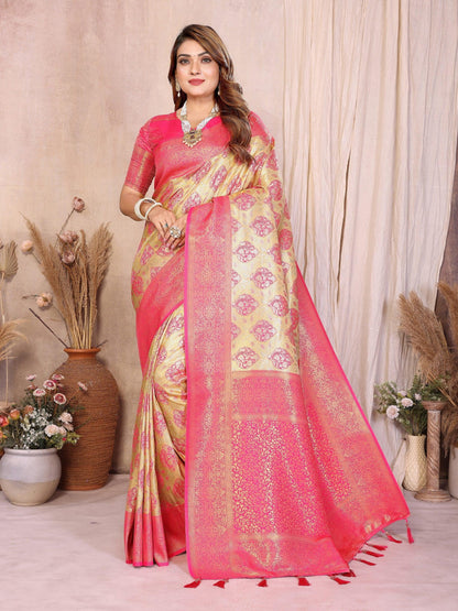 Anaita Banarasi Tissue Silk Saree - Distacart