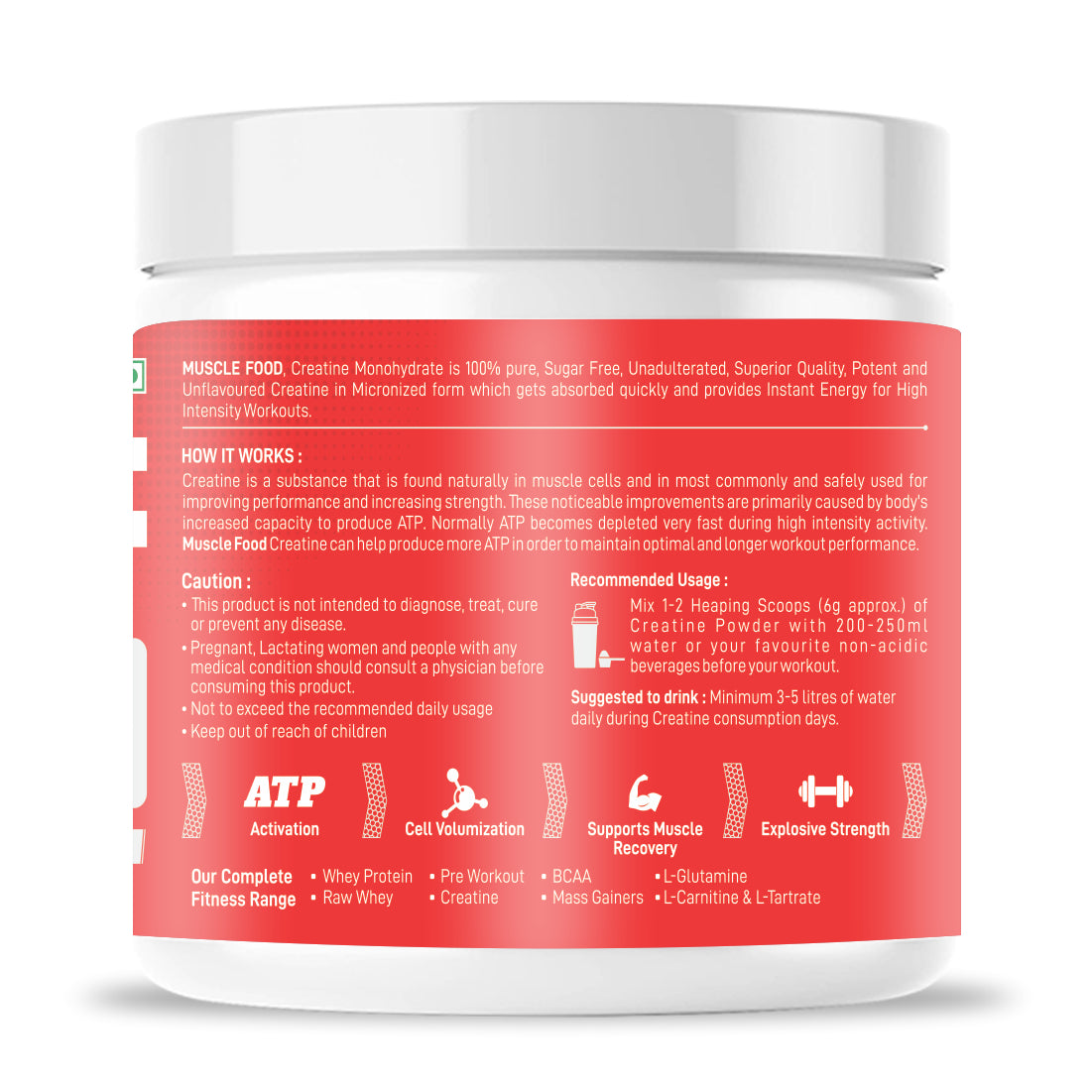 Dr. Morepen Creatine Monohydrate Powder
