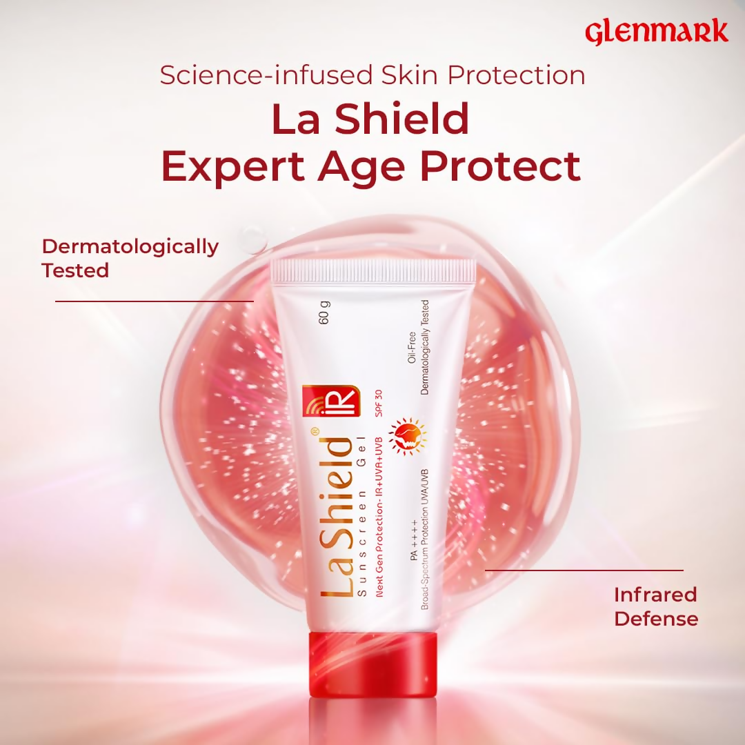 La Shield IR SPF 30 PA +++ Mineral Sunscreen Gel - Distacart