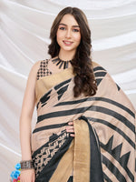 Thumbnail for Mitera Zari Silk Blend Banarasi Saree - Distacart