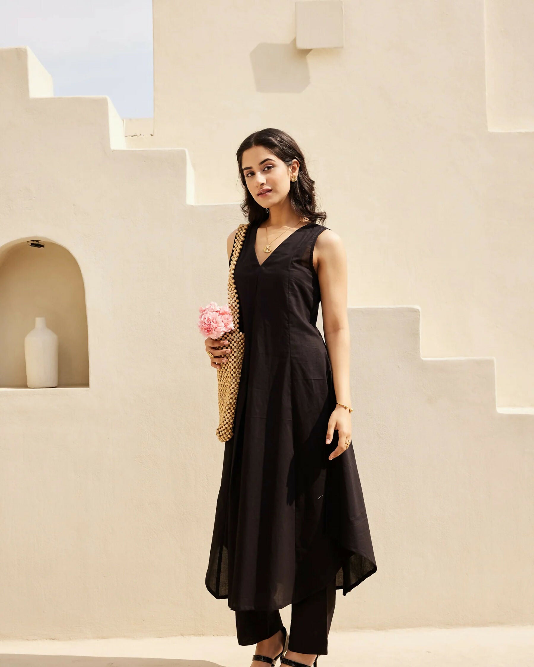 Aayaa Designer Pure Cotton 2 Piece Set Kurti & Set - Distacart