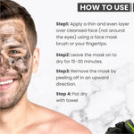 Thumbnail for Globus Naturals Anti Pollution & Anti Acne Detox Charcoal Peel Off Mask For Men