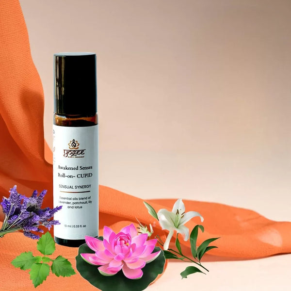 Yogez Awakened Senses Temple Roll-On- CUPID- Aromatherapy blend for romance - Distacart