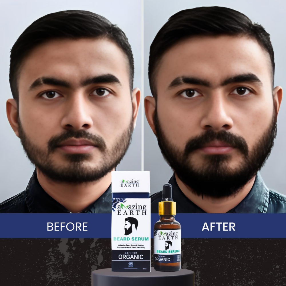 Amazing Earth Certified Organic Beard Serum - Dista