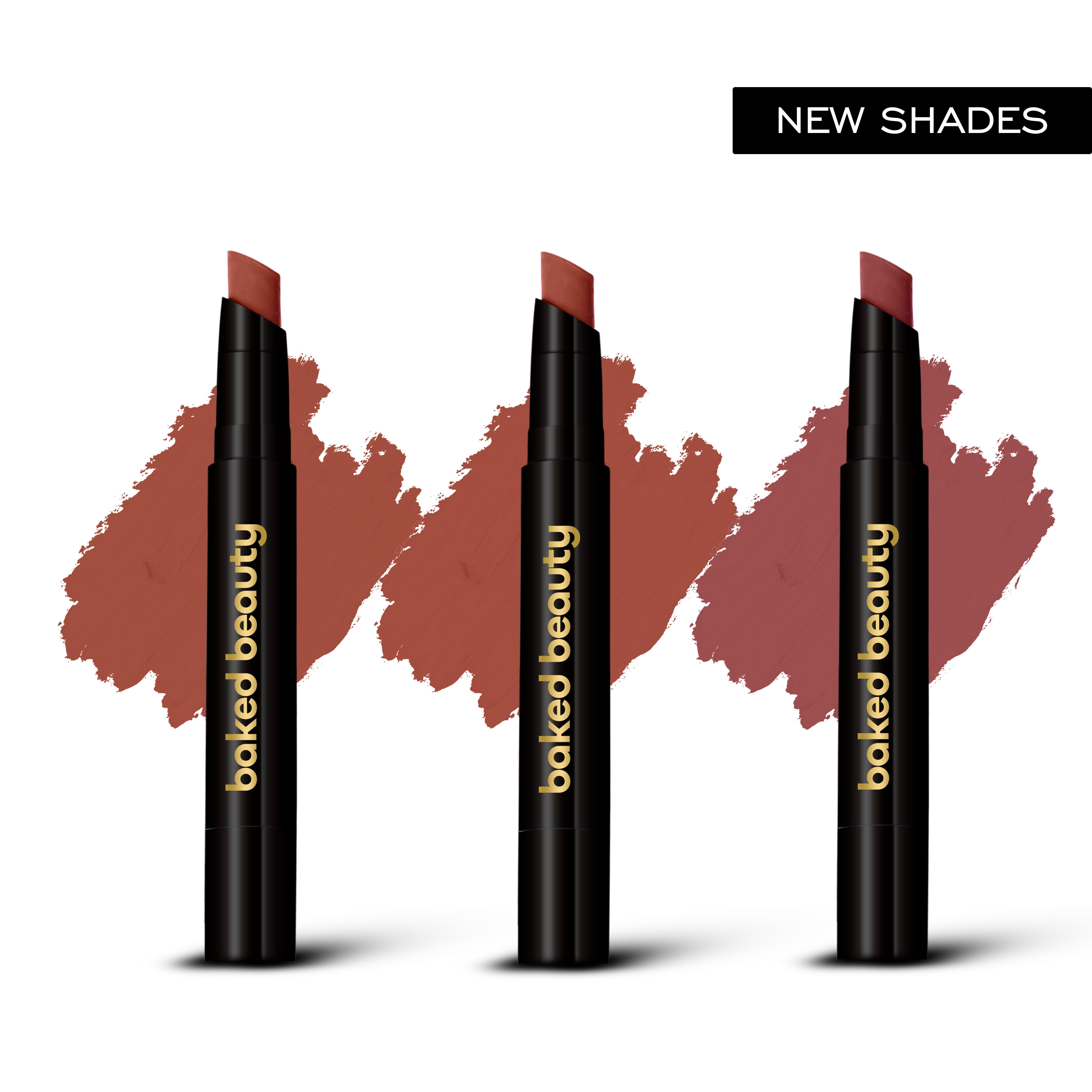 Baked Beauty My Crayon Cutting Chai Matte Lip Cream Lipsticks (Set of 3) - Distacart