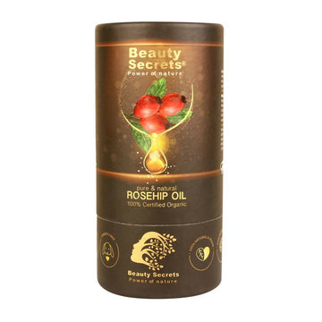 Beauty Secrets Certified Organic Rosehip Oil for Face and Body - Distacart