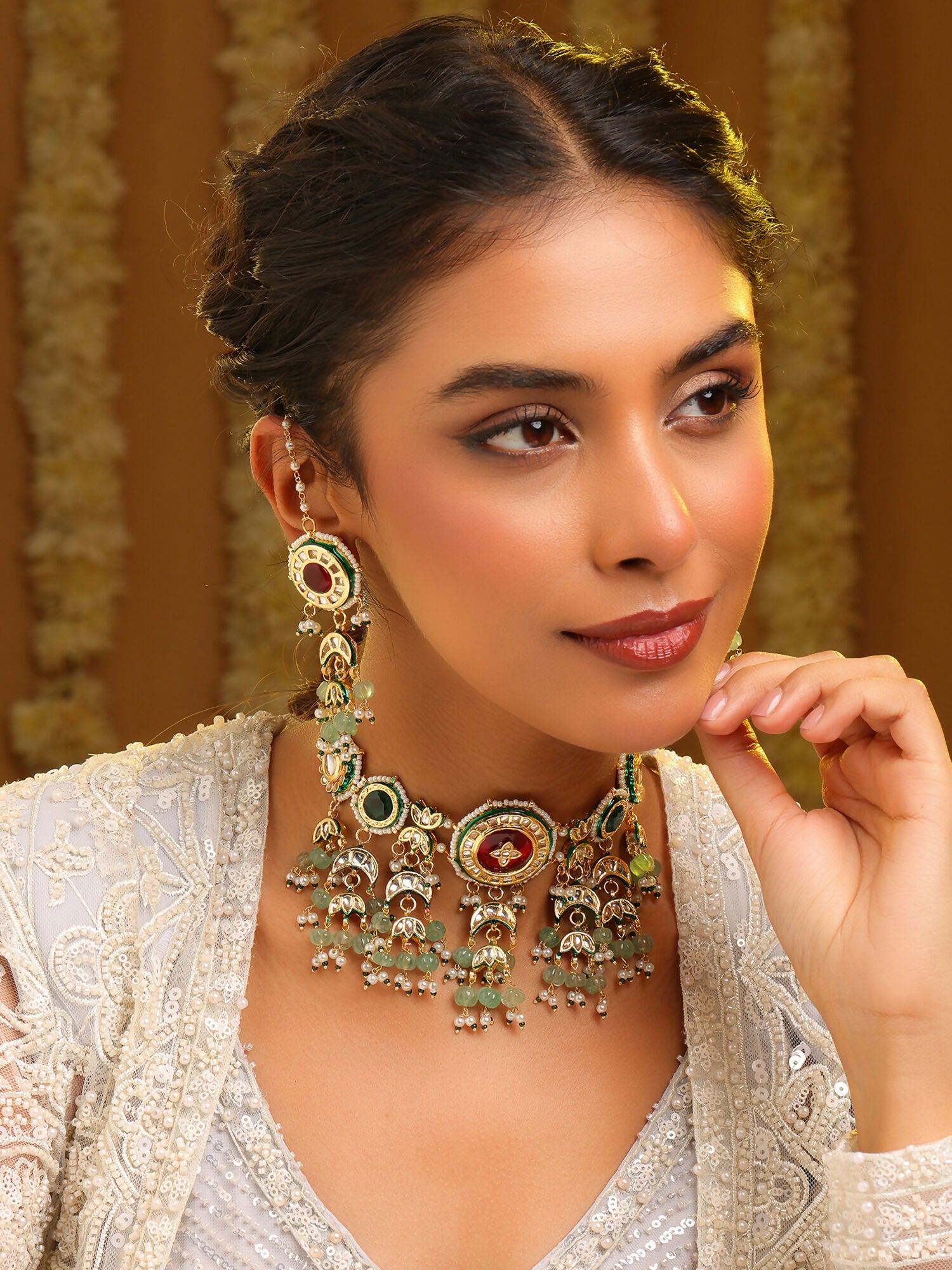 Ruby Raang Royal Choker Set - Distacart