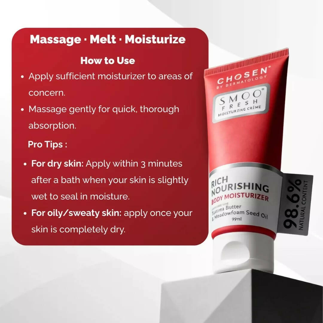 Chosen Smoo Moisturizing Crème Fresh For Body - Distacart