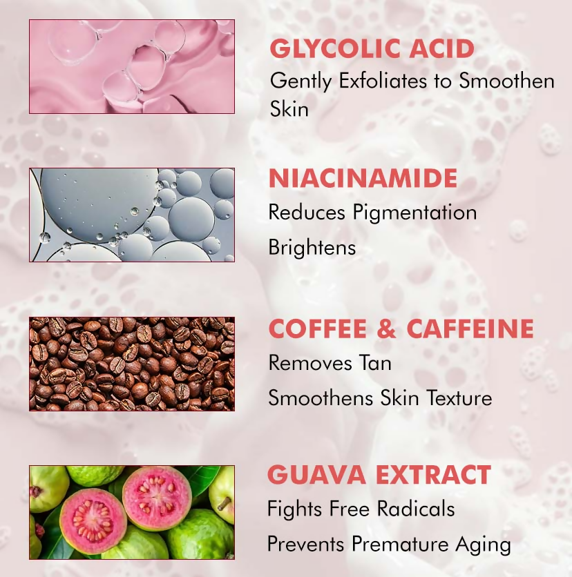 mCaffeine Guava Fizz De-Tan Soap - Distacart