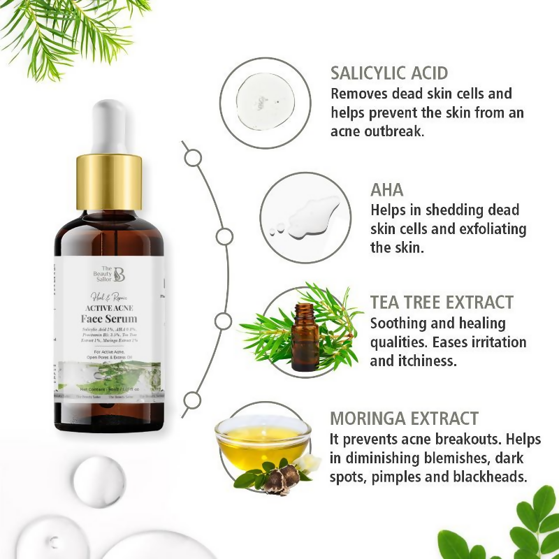 The Beauty Sailor Active Acne Face Serum - Distacart