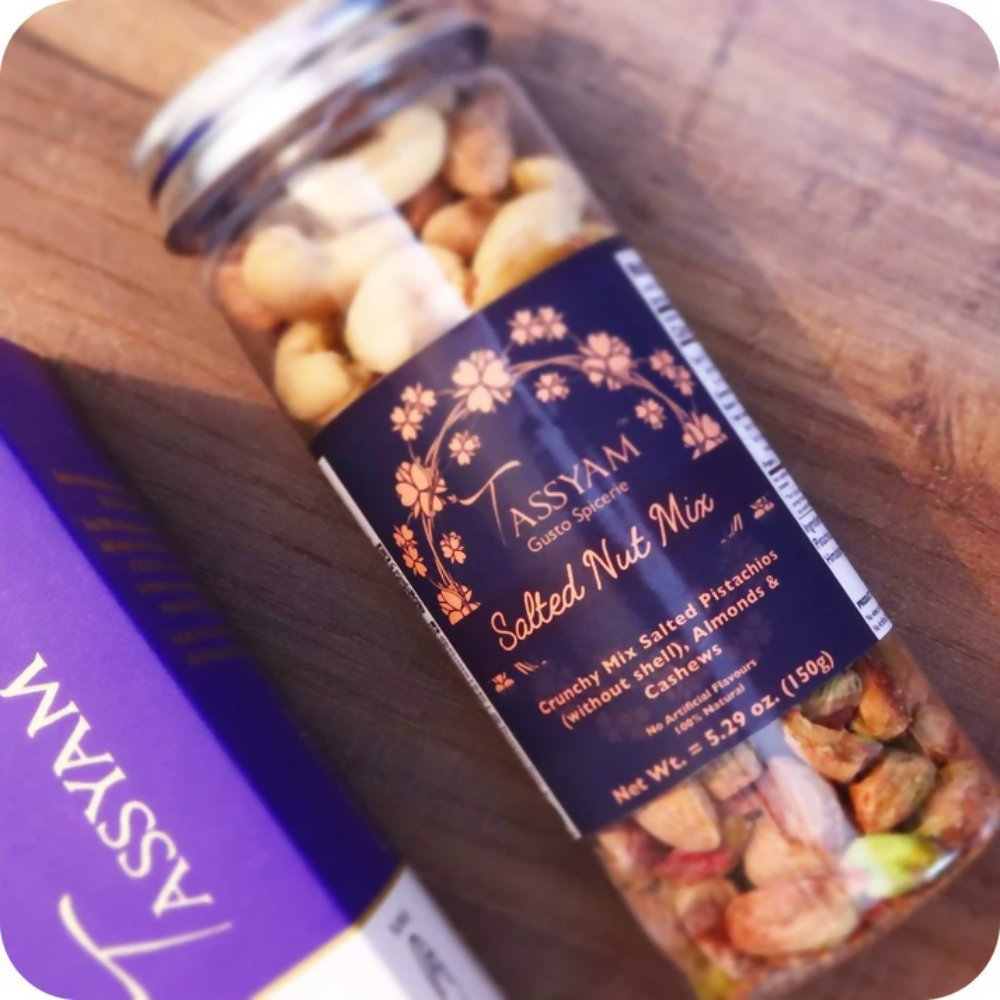 Tassyam Organics Premium Salted Nut Mix - Distacart