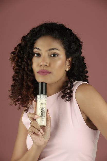 Ammoha Cosmetics Light Gold Mist Makeup Spray - Distacart