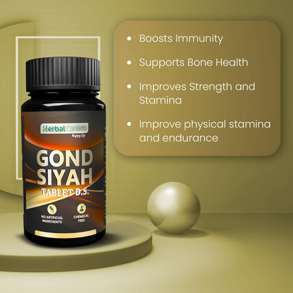 Herbal Canada Gond Siyah Tablets - Distacart