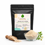 Thumbnail for Village-Organica Sattu Powder Hand-Pounded Black Chana Flour - Dista