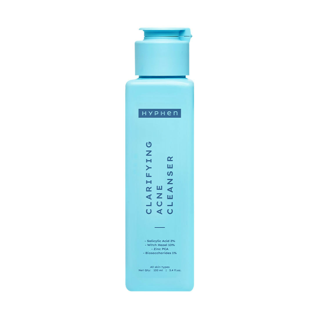 Hyphen By Kriti Sanon Clarifying Acne Cleanser With 2% Salicylic Acid, Anti-Acne Face Wash For Oil Control - Distacart