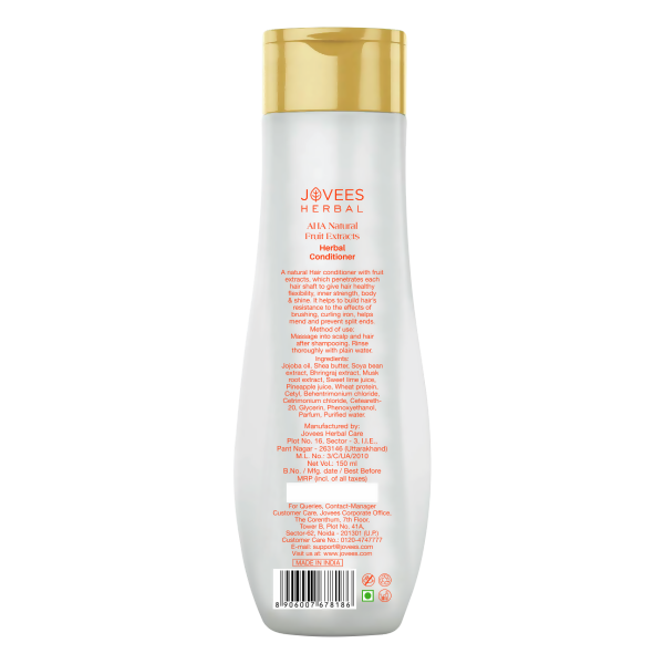 Jovees AHA Natural Fruit Extracts Conditioner - Distacart
