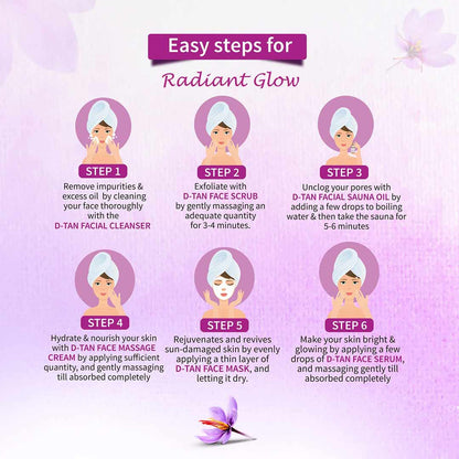 Ayouthveda D- Tan Facial Kit for Tan Removal & Brightness - Distacart