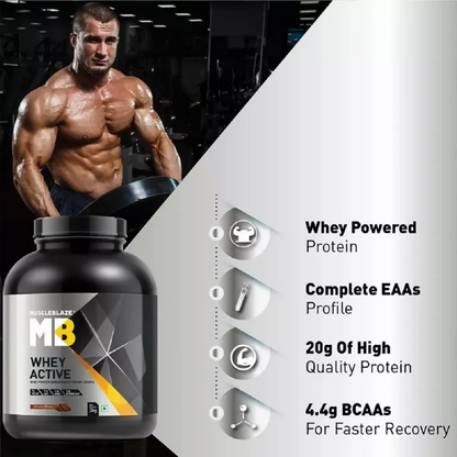 MuscleBlaze Whey Active Chocolate - Distacart