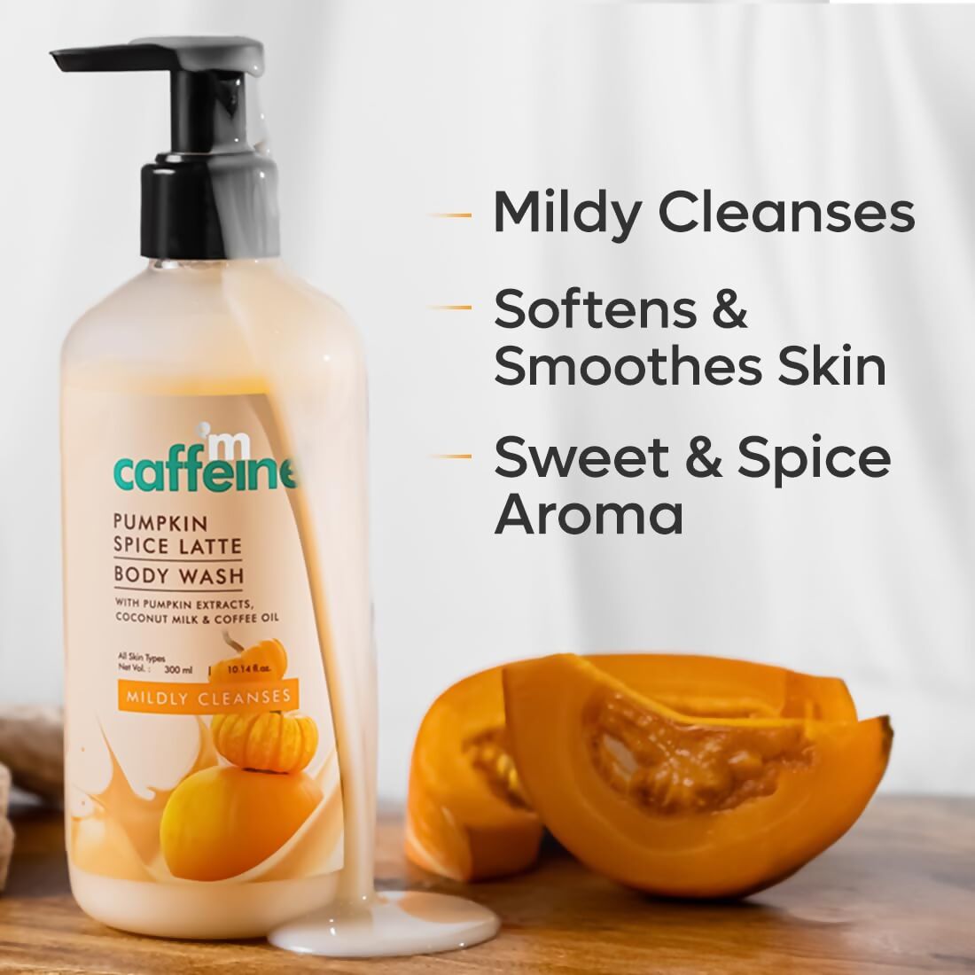 mCaffeine Pumpkin Spice Latte Body Wash - Distacart
