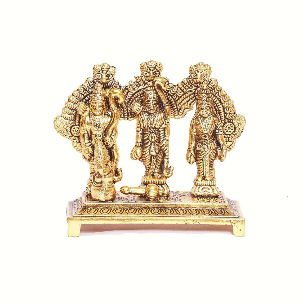 KridayKraft Shri Ram Darbar Metal Statue - Distacart