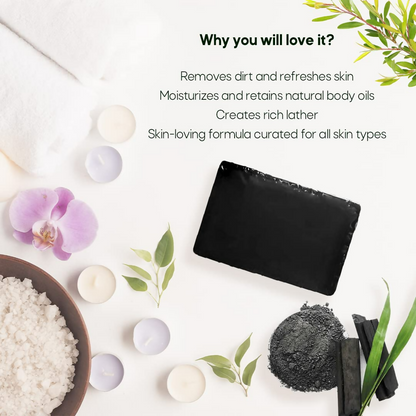 LA Organo Charcoal Handmade Soap - Distacart