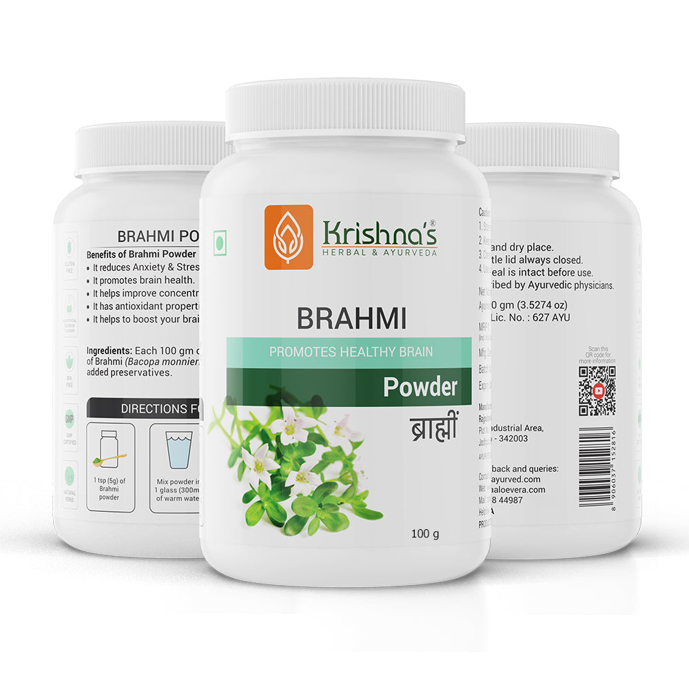 Krishna'S Herbal & Ayurveda Brahmi Powder