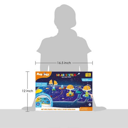 Imagimake Mapology Solar System Puzzle - Learning Aid And Educational Toy - For Kids Age 4 And Above (Solar System) - Distacart