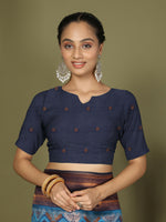 Thumbnail for Astita Lichi Silk Sky Blue Saree