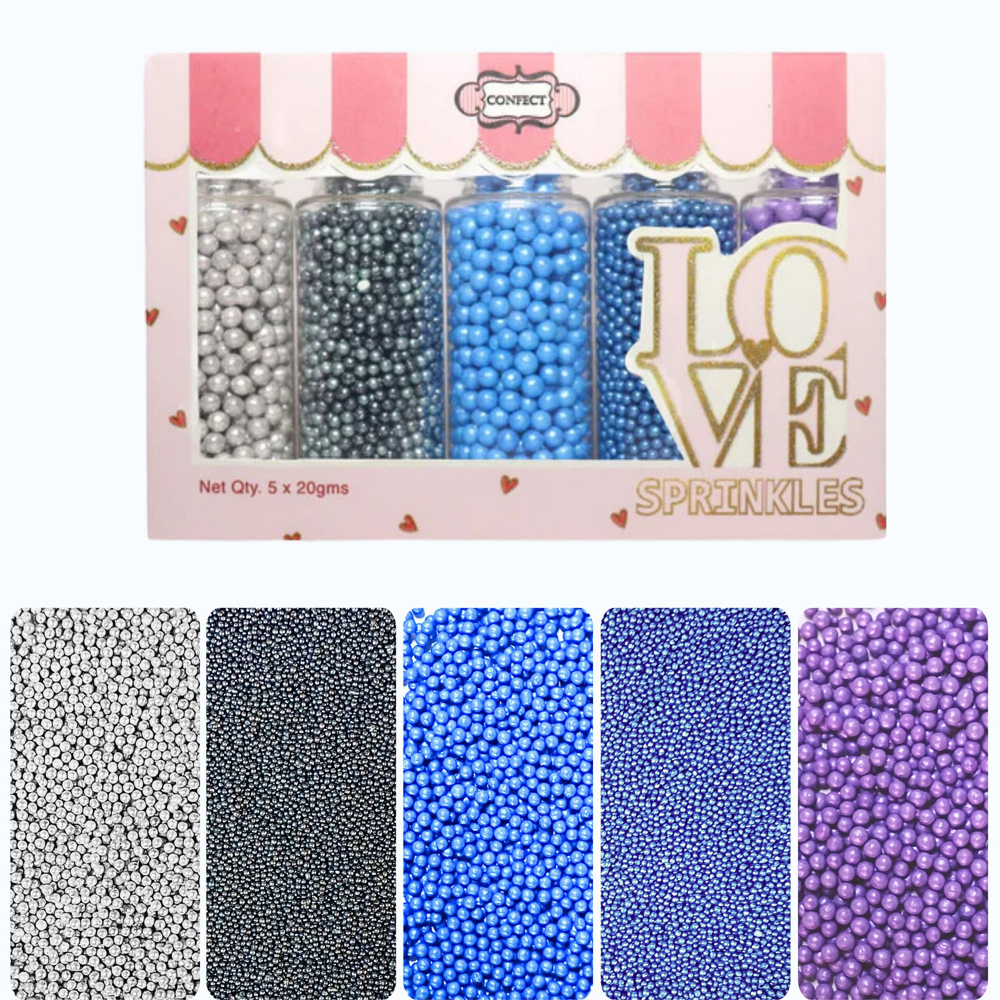 disco ball sprinkles db multipack 4 100 gms