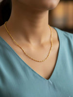 Thumbnail for NVR Women Gold Plated Minimal Chain - Distacart