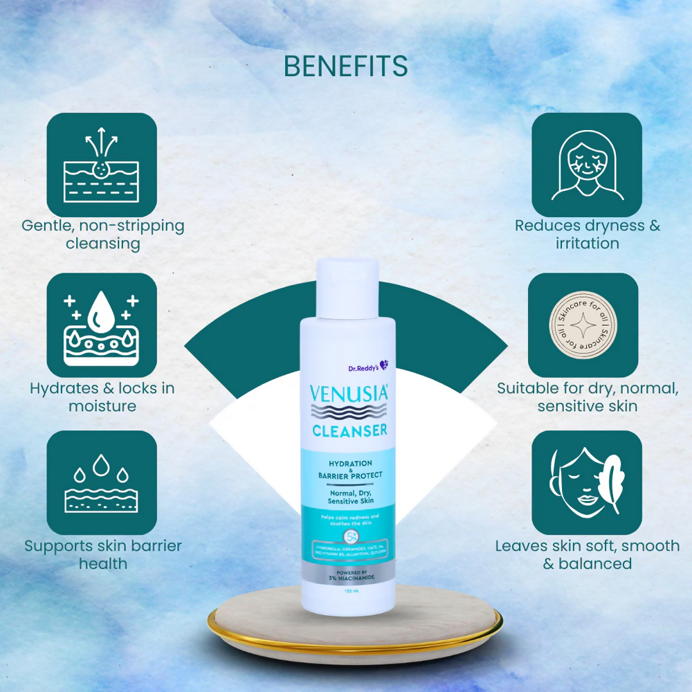Dr. Reddy's Venusia Hydration & Barrier Protect Cleanser - Distacart