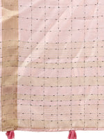 Thumbnail for Astita Organza Peach Saree