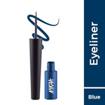 Thumbnail for Nykaa Glamoreyes Waterproof & Smudgeproof Coloured Natural Liquid Eyeliner - Blue - Dista