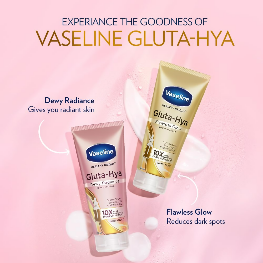 Vaseline Gluta-Hya Dewy Radiance Serum-In-Lotion - Distacart