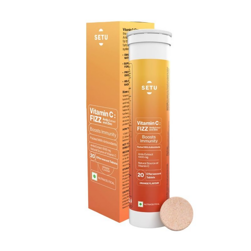 Setu Vitamin C Fizz Effervescent Tablets - Distacart