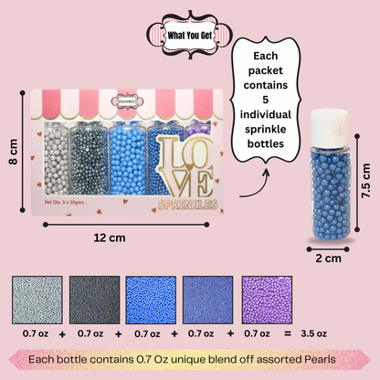 disco ball sprinkles db multipack 4 100 gms