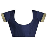 Thumbnail for Joban Fashion Turquoise Handloom Silk Ikkat Saree