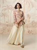 Anaita Cream Chiffon Embroidered With Sequins Work Salwar Suit - Distacart