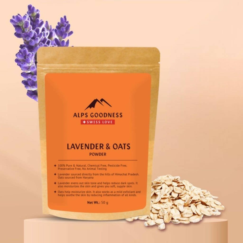 Alps Goodness Lavender & Oats Powder - Distacart