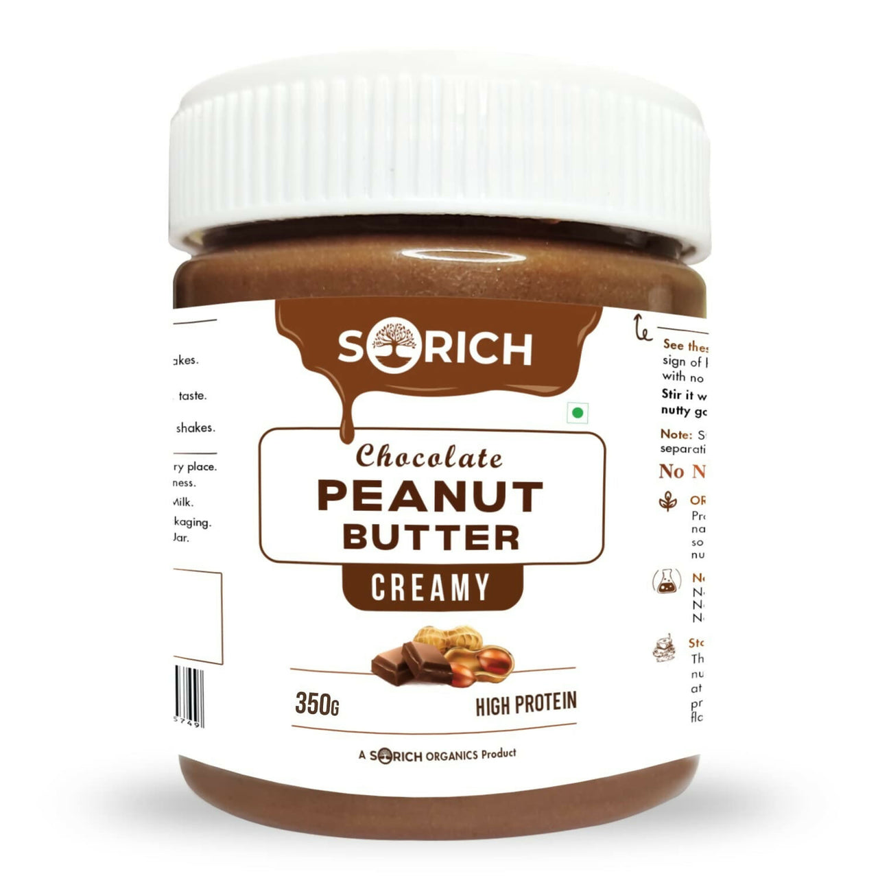 Sorich Organics Peanut Butter Chocolate Flavour Creamy - Distacart