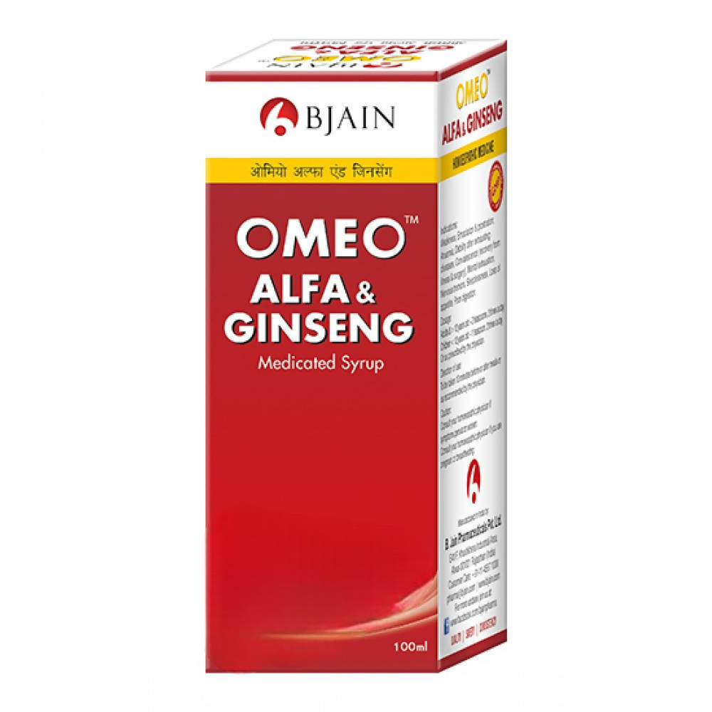 Bjain Homeopathy Omeo Alfa & Ginseng Syrup - Distacart