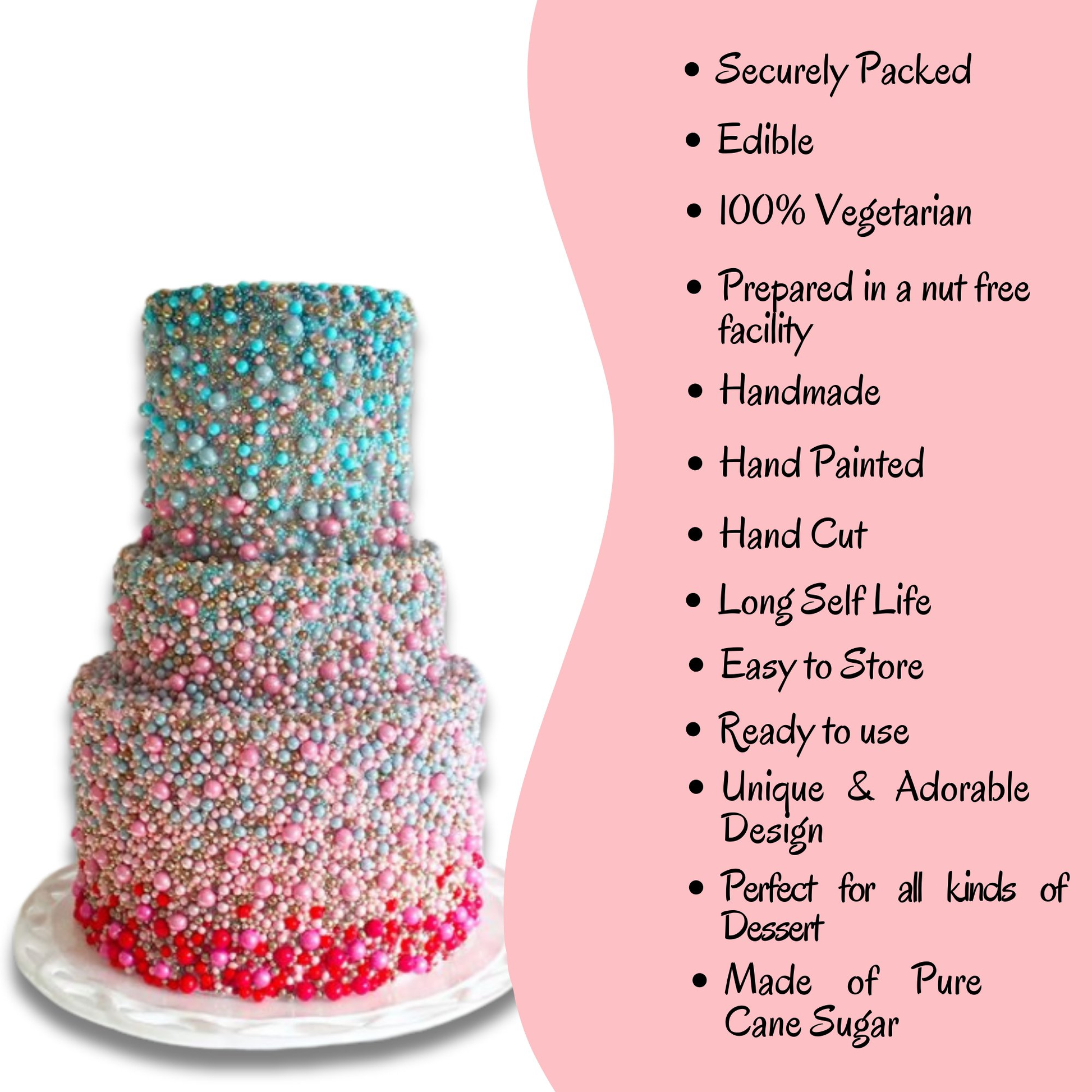 disco ball sprinkles db multipack 4 100 gms