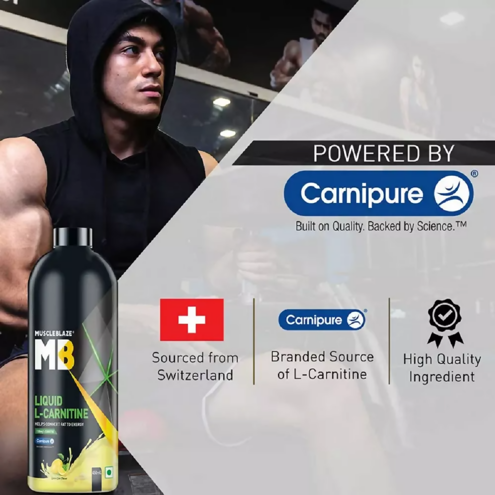 MuscleBlaze Liquid L Carnitine Lime
