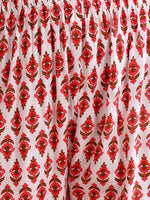Thumbnail for Ode by House of Pataudi Thread Work Pure Cotton Anarkali Kurta with Trousers & Dupatta - Distacart