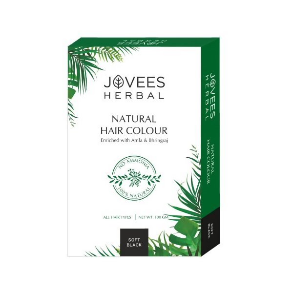 Jovees Natural Hair Colour - Soft Black - Distacart