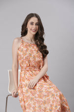 Thumbnail for Souchii Floral Print Tiered Dress – Flowy Fit & Flare