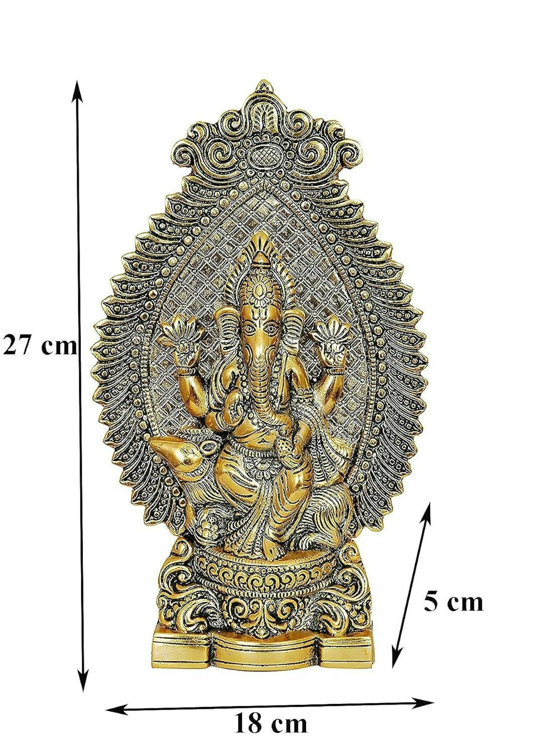Nexplora Industries Metal Ganesh Idol - Distacart